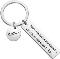 maofaed friend keychain always friend you logo