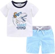 littlespring toddler clothes dinosaur t shirt boys' clothing in clothing sets logo