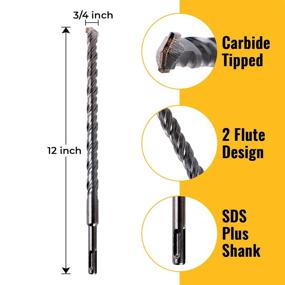 img 3 attached to 🔩 SOMADA 4 Inch/12 Inch SDS Plus Rotary Drill