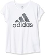 👕 adidas girls short sleeve classic apparel for girls logo