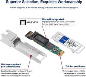 img 3 attached to 🔌 FLYPROFiber 10/100/1000BASE SFP RJ45 Медный модуль: Полная совместимость с сетями Cisco, Mikrotik, Netgear, Ubiquiti, Supermicro, Linksys на расстояние до 100 метров.