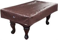 high-quality leatherette pool table cover - 7ft/8ft/9ft sizes, various colors (brown - 8ft) logo