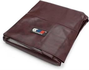 img 1 attached to High-Quality Leatherette Pool Table Cover - 7ft/8ft/9ft Sizes, Various Colors (Brown - 8ft)