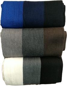 img 4 attached to 🧣 Yacht Smith Fleece Winter Scarfs: Essential Men's Accessories and Scarves for Cold Weather