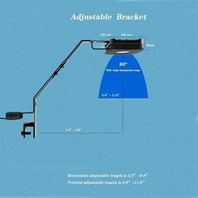 img 2 attached to 🐠 Lominie Aquarium Light: Remote Control Dimmable 30W Fish Light for Freshwater Fish Planted Tank (P30 Freshwater)