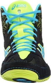 img 3 attached to ASICS Cael Wrestling Atomic Yellow Men's Shoes in Athletic