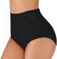 micosuza womens waisted bottoms swimwear logo