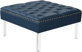 img 3 attached to Iconic Home FON9179 Upholstered Transitional