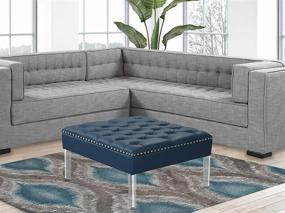 img 4 attached to Iconic Home FON9179 Upholstered Transitional
