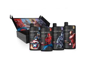 img 3 attached to 🎁 Marvel Collectors Box Every Man Jack Body Kit - Naturally Derived, Paraben-Free, Phthalate-Free, Dye-Free, Certified Cruelty-Free