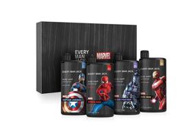 img 4 attached to 🎁 Marvel Collectors Box Every Man Jack Body Kit - Naturally Derived, Paraben-Free, Phthalate-Free, Dye-Free, Certified Cruelty-Free