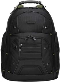 img 4 attached to 🎒 Stylish Targus Drifter II Business Professional Commuter Backpack with Ample Compartments, Long-lasting Water Resistance, Concealed Zip Pocket, Safeguarding Sleeve for 16-Inch Laptop, Sleek Black Design (TBB23801GL)