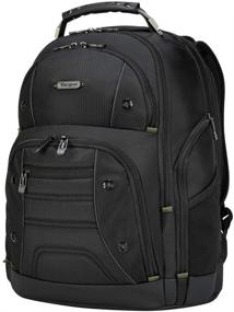 img 1 attached to 🎒 Stylish Targus Drifter II Business Professional Commuter Backpack with Ample Compartments, Long-lasting Water Resistance, Concealed Zip Pocket, Safeguarding Sleeve for 16-Inch Laptop, Sleek Black Design (TBB23801GL)