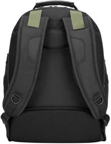 img 3 attached to 🎒 Stylish Targus Drifter II Business Professional Commuter Backpack with Ample Compartments, Long-lasting Water Resistance, Concealed Zip Pocket, Safeguarding Sleeve for 16-Inch Laptop, Sleek Black Design (TBB23801GL)