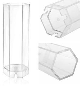 img 1 attached to 🕯️ Durable MILIVIXAY Hexagon Pillar Candle Mold - 2.28 Inch Width, 6.10 Inch Height for Candle Making Purposes