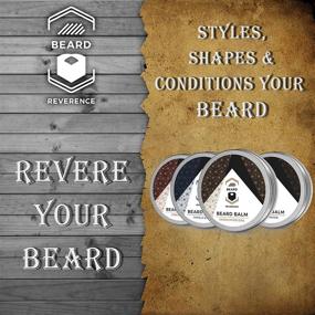 img 2 attached to Beard Balm Variety Pack of 4: Soften, Style, and Strengthen Beards and Mustaches with Vanilla, Sandalwood, Cedarwood, and Citrus Scents - Made with Tea Tree, Jojoba, & Argan Oils - 1oz Each - Scented Beard Butter