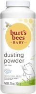 🌿 burt's bees baby talc-free natural dusting powder, 7.5 oz logo