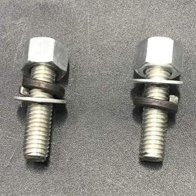 img 4 attached to 🔩 DONSP1986 Muffler Bolts/Screws Set for 2 Stroke Gas Motorized Bicycle 66cc/80cc