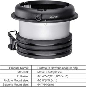 img 3 attached to 📷 Fomito Фотостудия Profoto Speedring Конвертер крепления Bowens Mount Адаптерное кольцо для моноблоков - Улучшение SEO