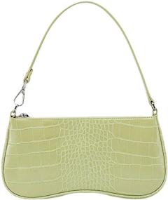 img 4 attached to 👜 JW PEI Crocodile Leather Shoulder Bags and Wallets for Women