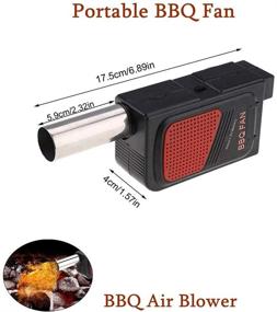 img 3 attached to 🔥 Acogedor Fire Blower: Efficient Portable Handheld BBQ Fan for Quick Outdoor Cooking