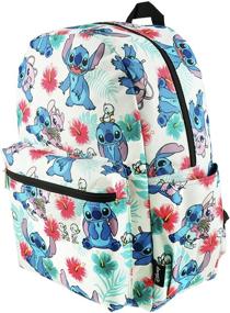 img 2 attached to 🎒 Backpack with Laptop Pockets, Featuring Stitch Allover Design