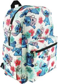 img 3 attached to 🎒 Backpack with Laptop Pockets, Featuring Stitch Allover Design