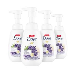 img 4 attached to 🧼 Dove Foaming Hand Wash Lavender & Yogurt: Effective Bacteria Removal with Nourishing Skin Benefits (6.8 oz, Pack of 4)
