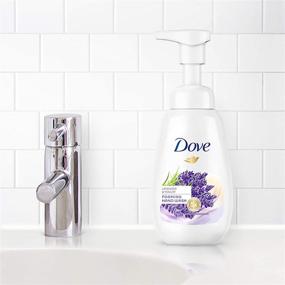 img 2 attached to 🧼 Dove Foaming Hand Wash Lavender & Yogurt: Effective Bacteria Removal with Nourishing Skin Benefits (6.8 oz, Pack of 4)