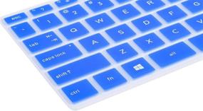 img 1 attached to 💻 HP 14" Laptop Keyboard Cover for 14m/14-ba 14-dq/dh 14-fq 14-ce/cd 14m-dy Series 14-dq0005dx/dq0004dx/dq0002dx/dq2038ms/dq2020nr 14-dk1013dx 14-fq0013dx 14m-ba011dx/ba013dx cd0003dx 14-ds0013dx, Blue