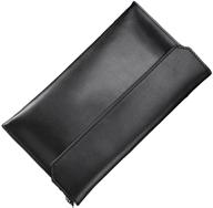 косметичка-клатч для женщин covelin: 👜 стильная сумочка из натуральной кожи вечернего типа «конверт» с плечевым ремнем логотип