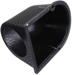 img 3 attached to Etopars Universal Single Hole Carbon Fiber 2&#34; 52mm Gauge Pod Mount Holder ABS for Dashboards