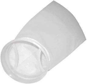 img 4 attached to Honritone 7 Inch Ring by 18 Inch Long Filter Sock Bags - 1 Micron, 5 Micron, 50 Micron, 100 Micron - Aquarium Felt Fabric Sump Filter Bag - 1 Pack