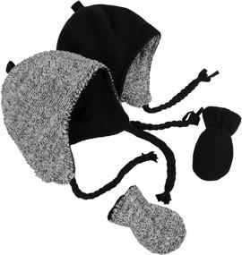 img 1 attached to 🧤 Infant Reversible Mittens for Boys - NIce Caps Accessories in Hats & Caps