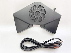 img 3 attached to 🌀 Ultra Silent Router Cooling Fan with Speed Regulation, USB 5V, Ideal for ROG GT-AC2900: Dustproof, Efficient Temperature Reduction