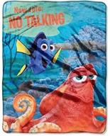 🐠 silk touch throw blanket: finding dory edition - 40" x 50", no talking design logo