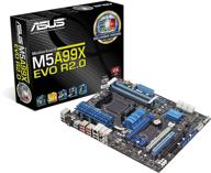 💻 asus m5a99x evo r2.0 am3+ motherboard - amd 990x, sata 6gb/s, usb 3.0, atx logo