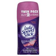 🚿 lady speed stick invisible dry shower fresh antiperspirant deodorant - 2.3 ounce (pack of 2) logo