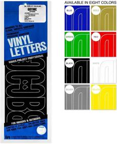 img 2 attached to Duro D3220-WHT Adhesive Vinyl Letters, 6-Inch White - Long-Lasting & High-Quality
