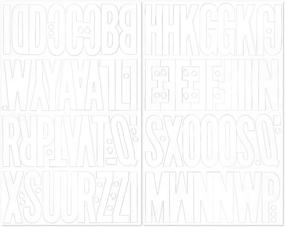 img 3 attached to Duro D3220-WHT Самоклеящиеся виниловые буквы, 6-дюймовые, белые - долговечные и высококачественные