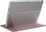 🌹 rose gold metallic/clear speck balance folio clear case and stand for 9.7-inch ipad (2017/2018) ipad air 2/ipad air logo