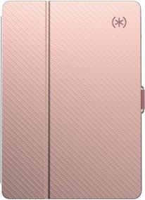 img 1 attached to 🌹 Rose Gold Metallic/Clear Speck Balance Folio Clear Case and Stand for 9.7-inch iPad (2017/2018) iPad Air 2/iPad Air