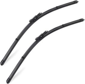 img 4 attached to 🚗 Set of 2 Replacement Front Windshield Wiper Blades for Ford Explorer 2011-2018 - OE BB5Z-17528-E/D/A - Pinch Tab 26"/22