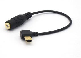 img 4 attached to 3.5 мм адаптер-удлинитель кабеля для GoPro HERO 3/3+/4 - позолоченный, с уменьшением шума.