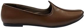 img 1 attached to Step Style Peshawari Traditional Authentic Men's Shoes and Loafers & Slip-Ons