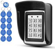 🔒 secure access bundle: 10 rfid keychains with waterproof rain cover, rfid metal keypad - 1000 user support & wiegand-26 i/o interface logo