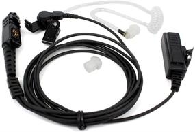 img 4 attached to 🎧 Motorola XIR P6600 XIR P6620 XPR3000 XPR3300 XPR3300e XPR3500 XPR3500e 2 Wire Covert Acoustic Tube Earpiece Headset Mic with Noise Reduction for Two-Way Radios