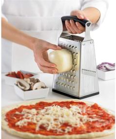 img 1 attached to 🧀 Enhanced Grating Precision with Cuisipro Surface Glide Technology 4-Sided Boxed Grater