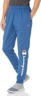 champion powerblend graphic jogger navy 15 sports & fitness for running logo