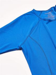 img 1 attached to 👙 Speedo Women's Long Sleeve Rashguard Swim Shirt with UV Protection - Limited Availability